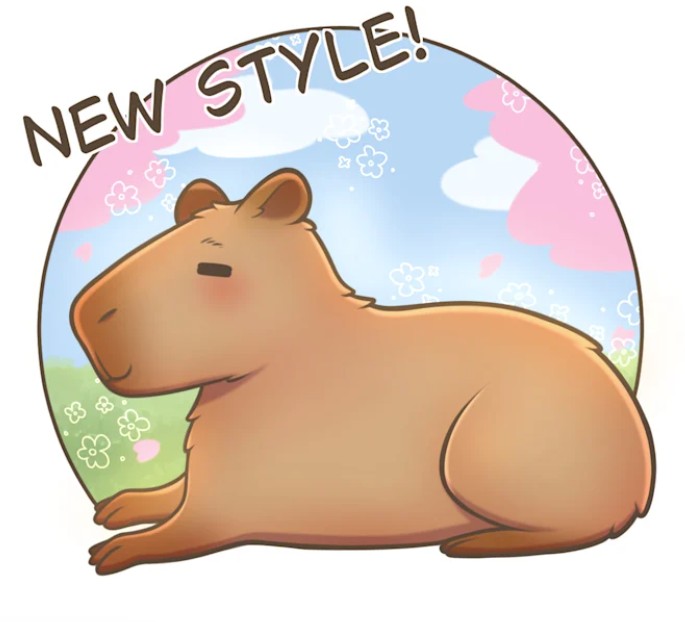 Custom Capybara Drawing Service