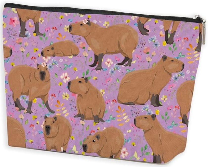 Capybara Cosmetic Bag