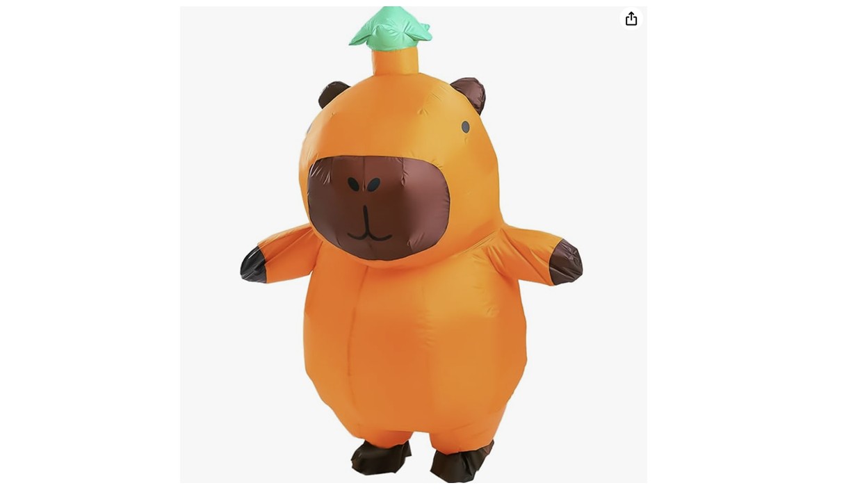 Inflatable Adult Capybara Costume - Perfect for halloween or parties